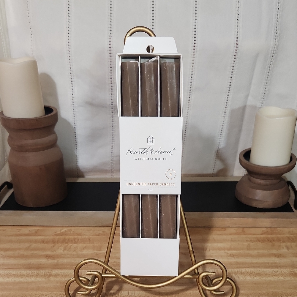 Hearth&Hand with MAGNOLIA Unscented Taper Candles